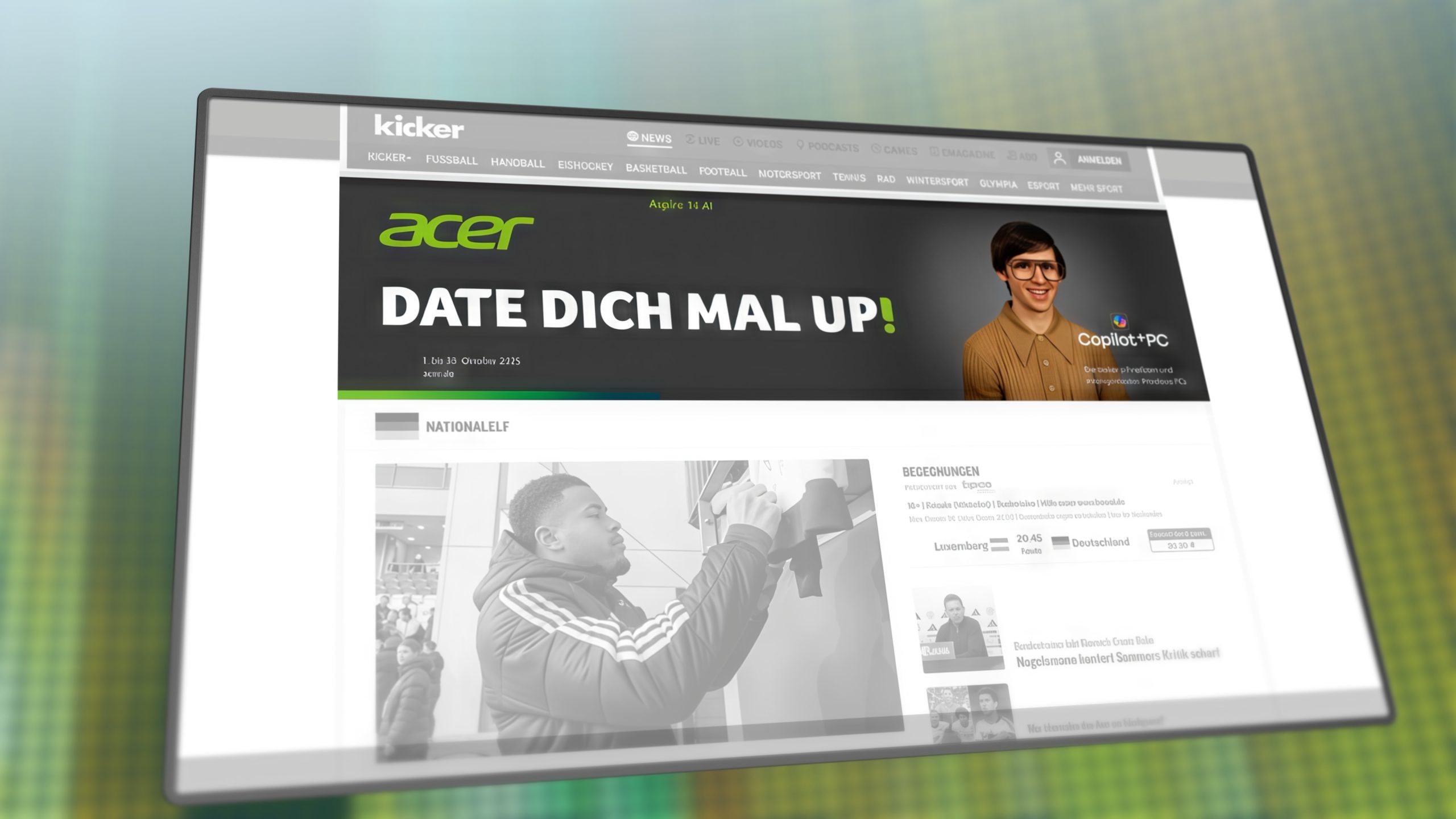 Acer Kampagnen-Video: Szene aus dem Imagefilm