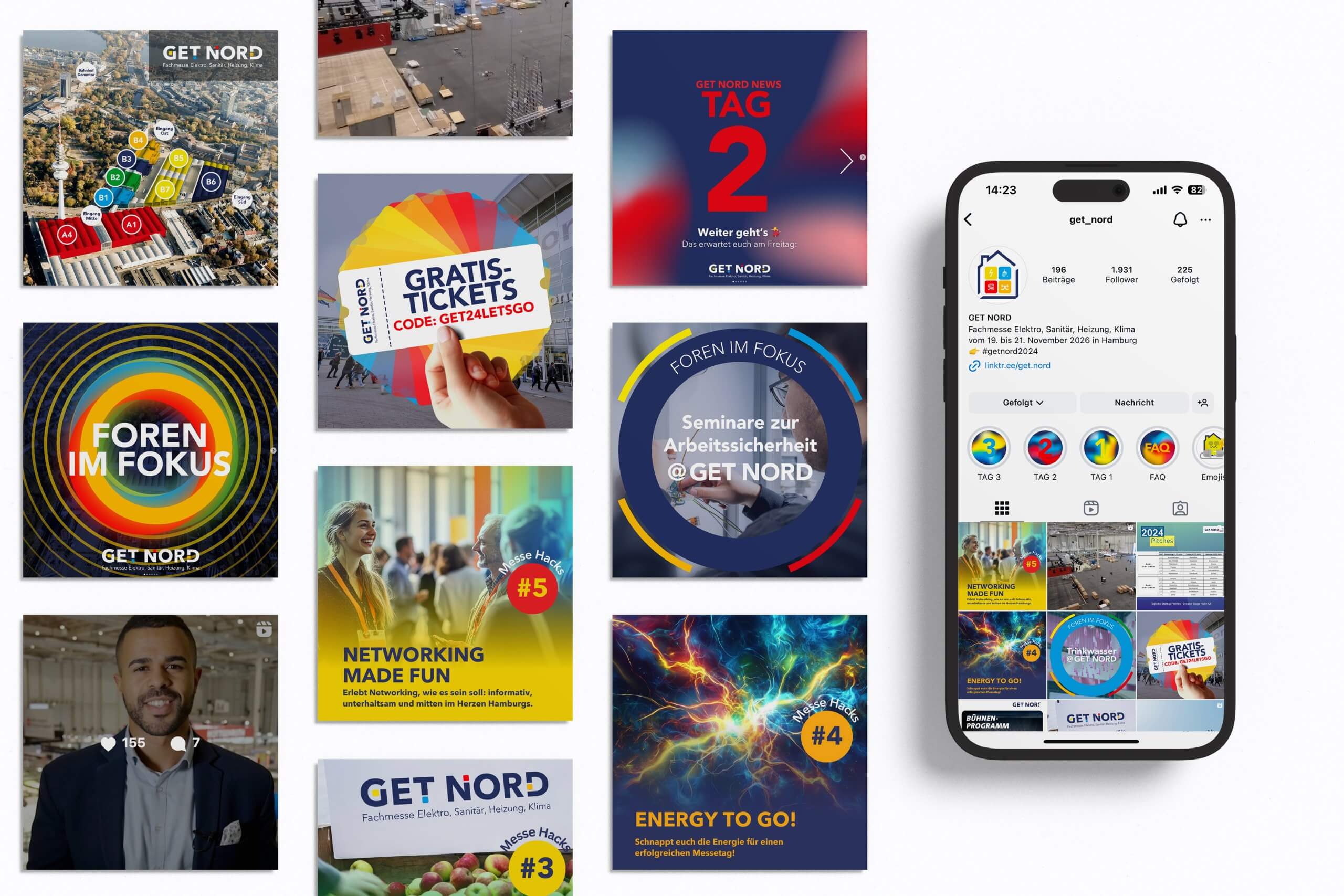 GET NORD – Social Media Produktion und Paid Social