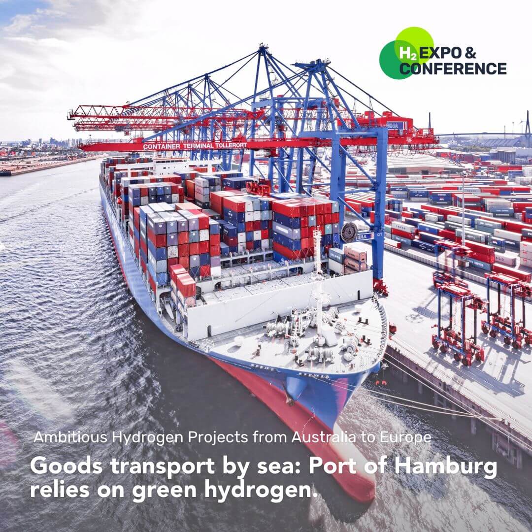 LinkedIn-Anzeige: Green Hydrogen bei der HHLA
