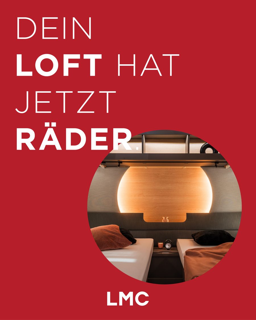 LMC Instagram-Karussell Dein Loft hat jetzt Räder: Titel-Slide