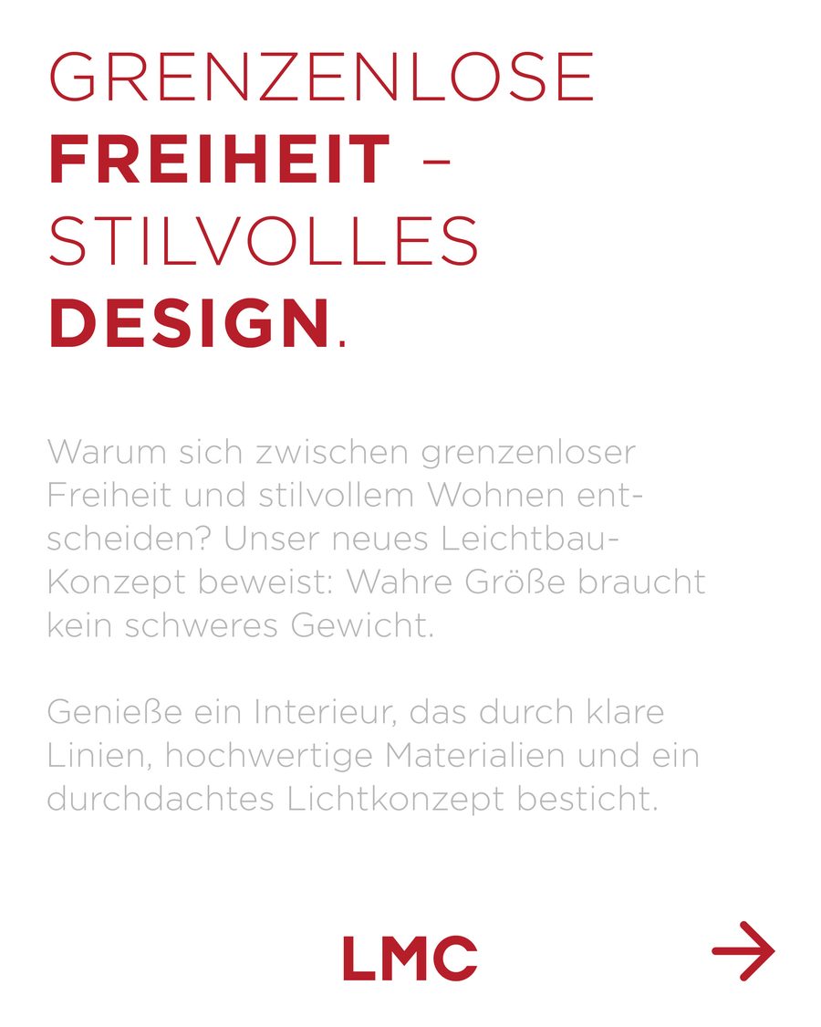 LMC Instagram-Karussell: Grenzenlose Freiheit – stilvolles Design