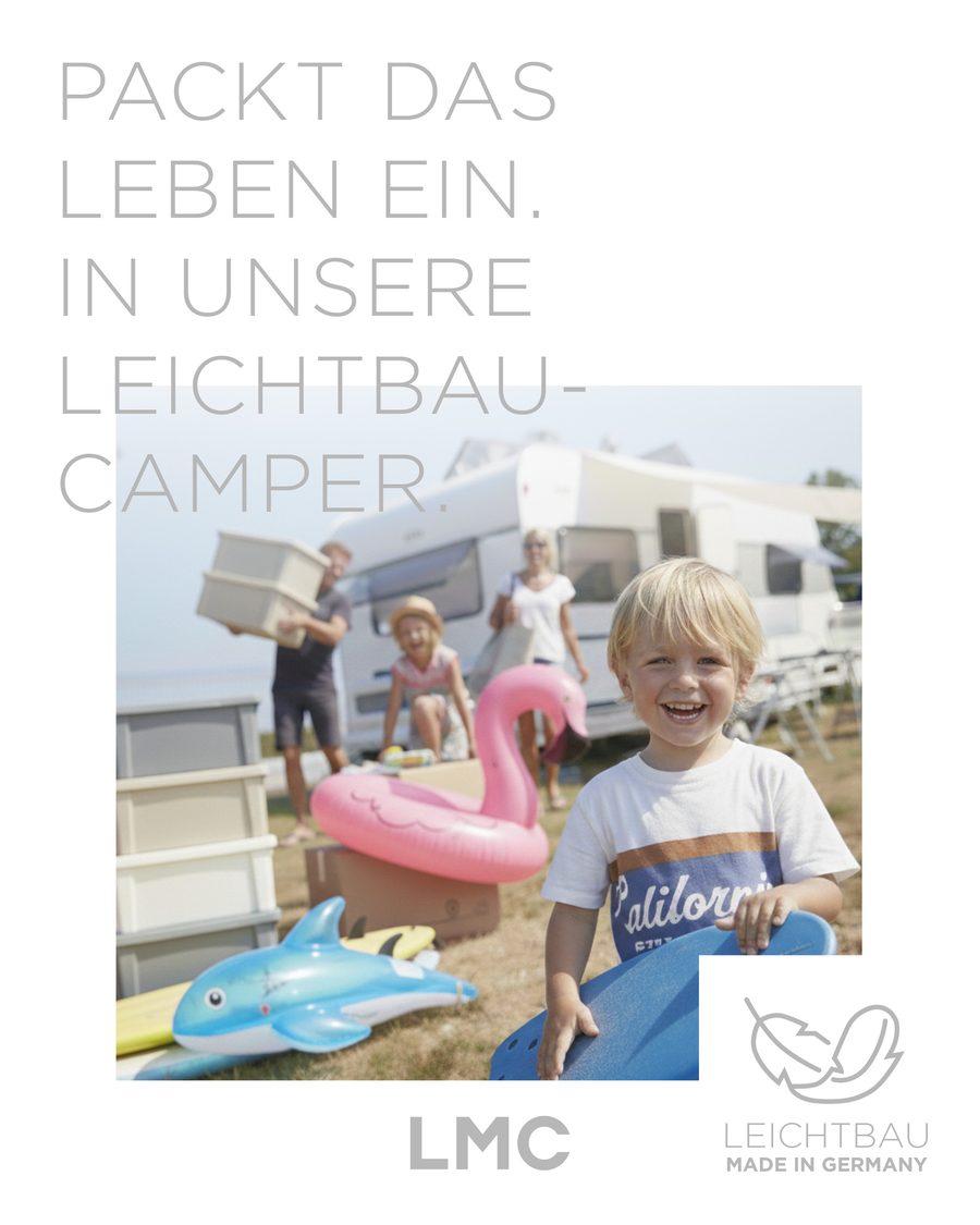 LMC Instagram-Vorlage: Packt das Leben ein – Leichtbau-Camper