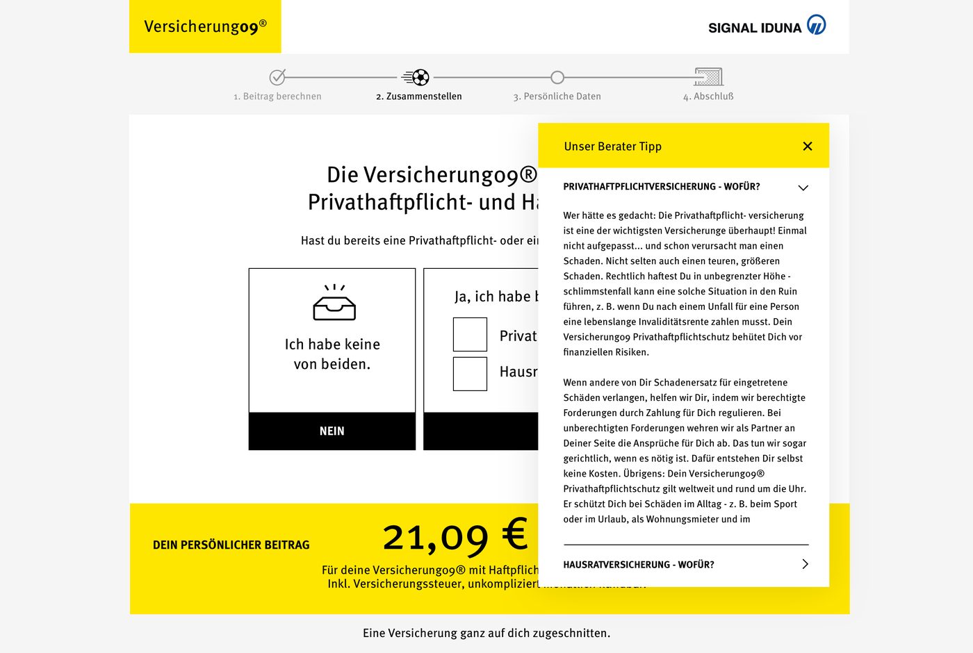 Versicherung09 – Berater-Tipp im Detail